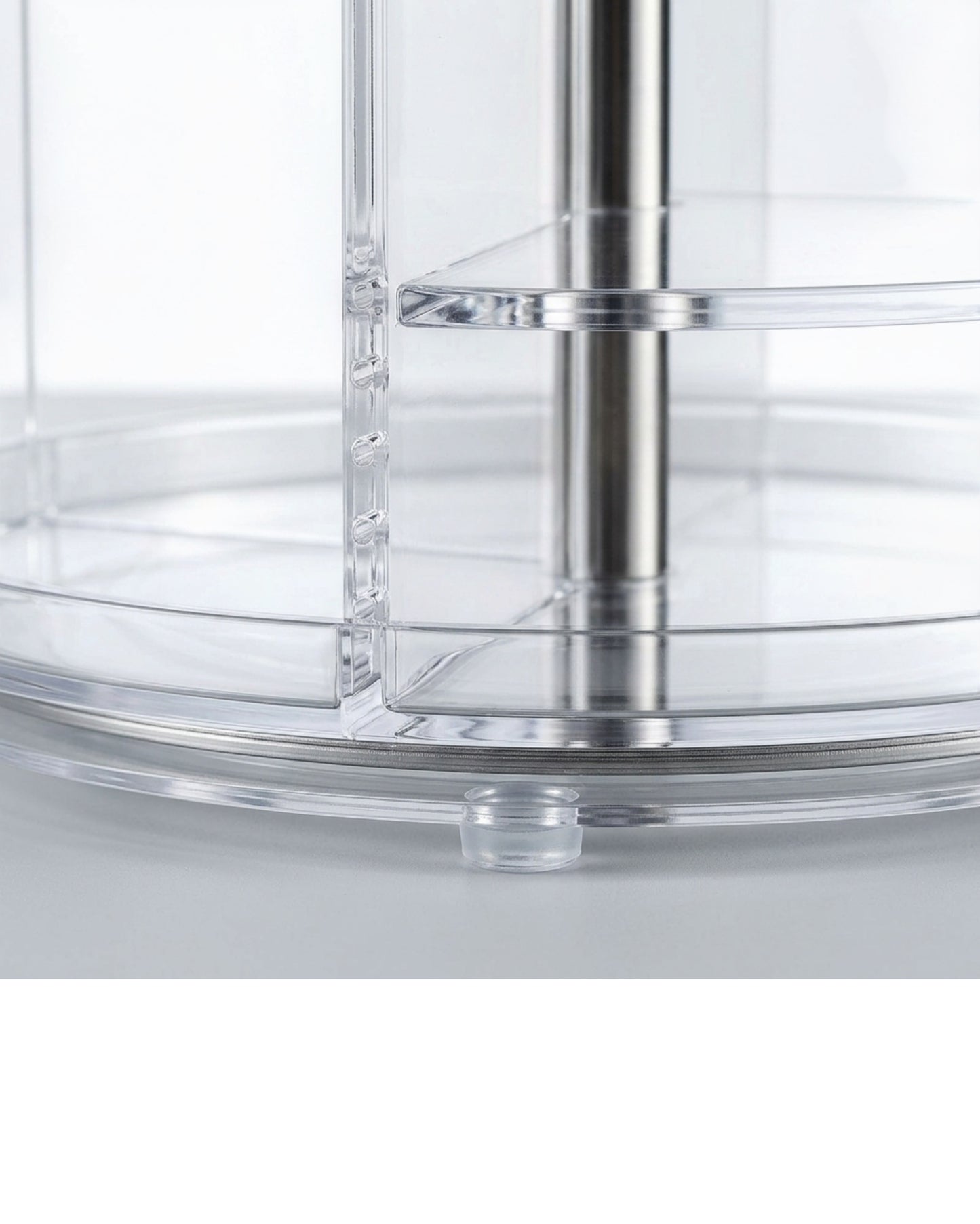 Bannd Clear Acrylic 360-Degree Rotating Cosmetic Organizer Tower 34 cm - Detail view