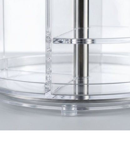 Bannd Clear Acrylic 360-Degree Rotating Cosmetic Organizer Tower 34 cm - Detail view