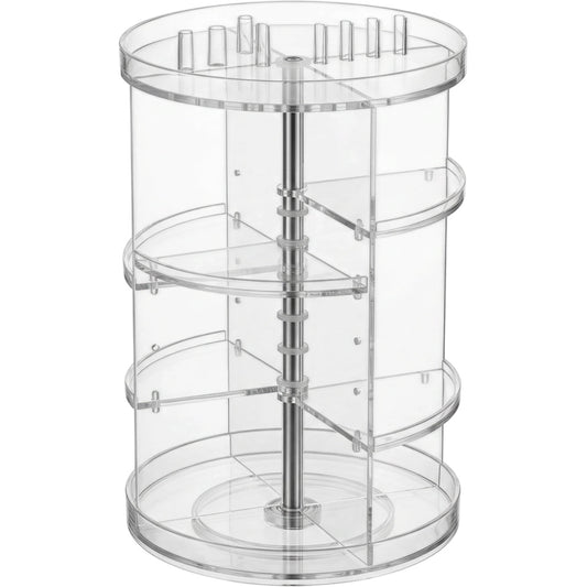 Bannd Clear Acrylic 360-Degree Rotating Cosmetic Organizer Tower 34 cm - Product view